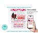 Customizable Valentine's School Mother Son Dance Ticket and Flyer Bundle Template